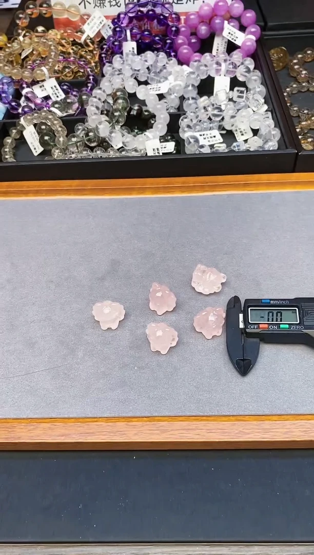 【闪购商品】水晶手链未镶嵌80 粉水晶九尾狐