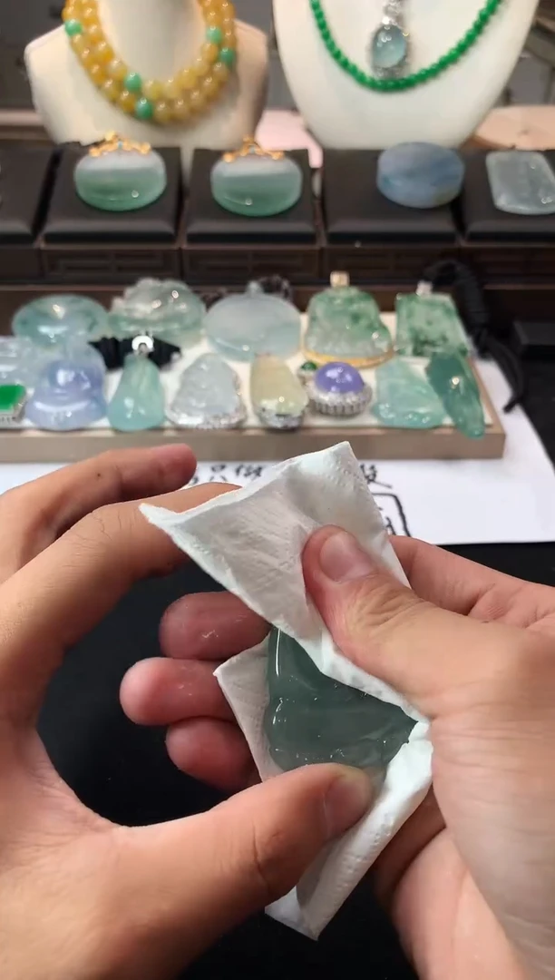 未镶嵌定制翡翠开***～  S毛货不退不换
