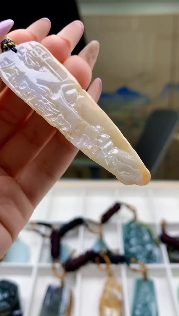 定制翡翠未镶嵌4898ty-毛货挂件61