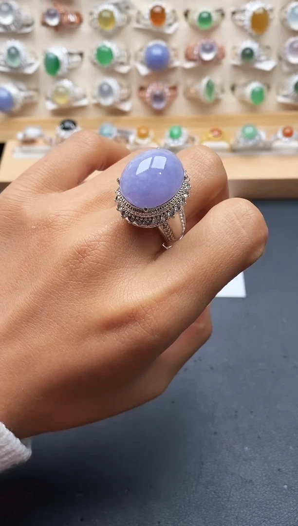 未镶嵌戒指翡翠缅甸天然A货翡翠2 4-4