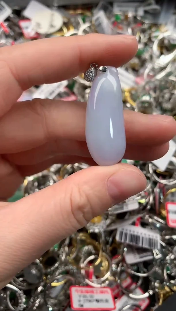 银S925镶嵌戒指翡翠11   1