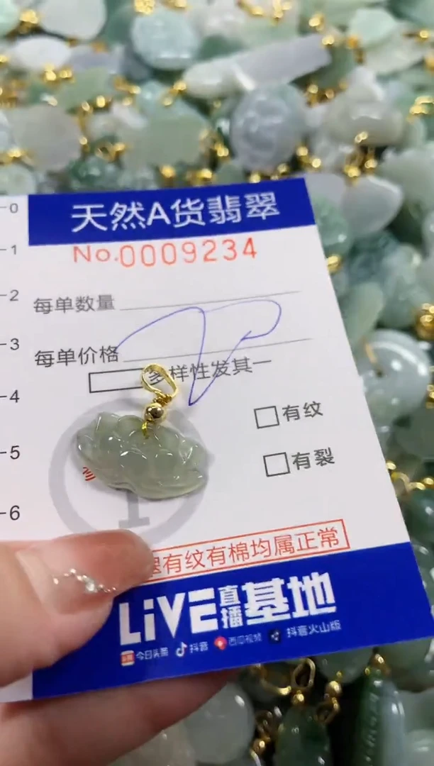 颈饰未镶嵌翡翠天然A货翡翠