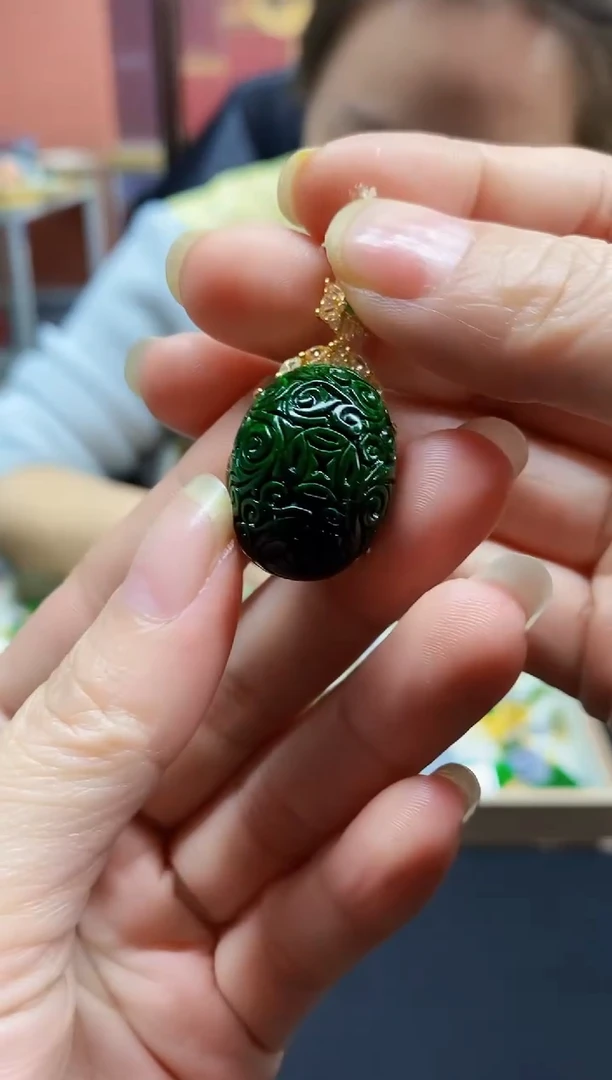 颈饰未镶嵌翡翠翡翠吊坠37