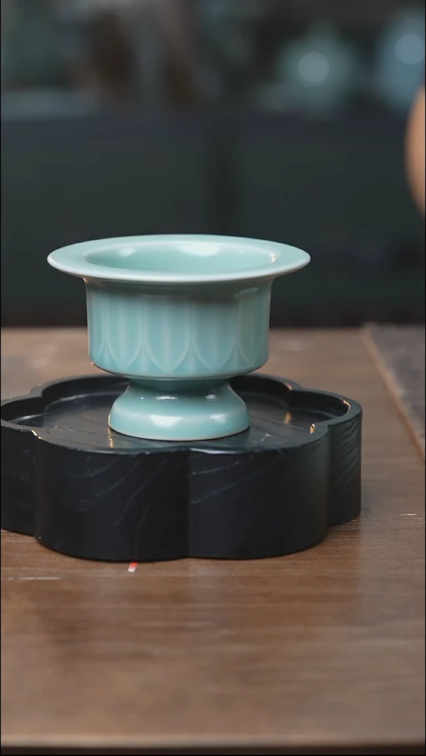 行炉 汝瓷 （拾汝）（天青）