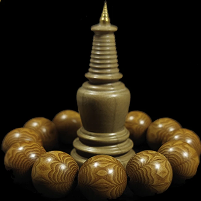 非金属木质手链 五台老料九道六道木手串精品男单圈素珠六道工艺