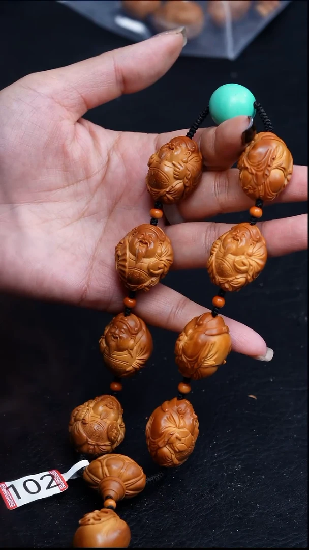 【闪购商品】橄榄核手串/手链23八宝财神