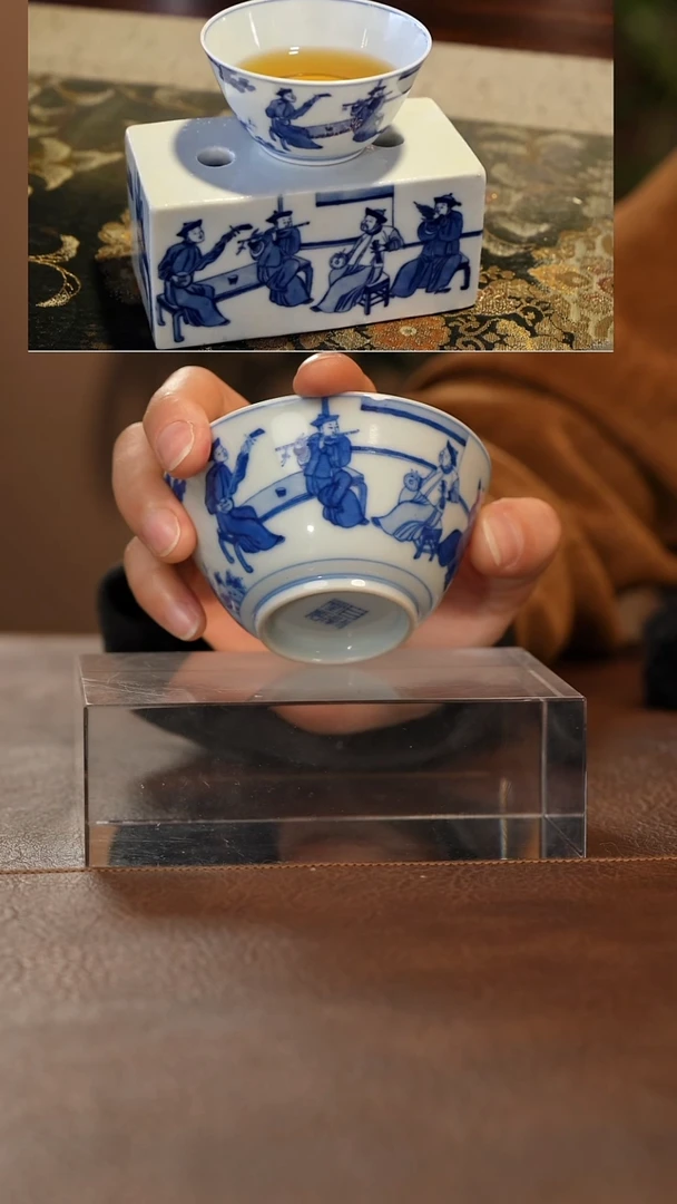 【闪购商品】瓷片青花瓷茶具斌芬陶瓷138/