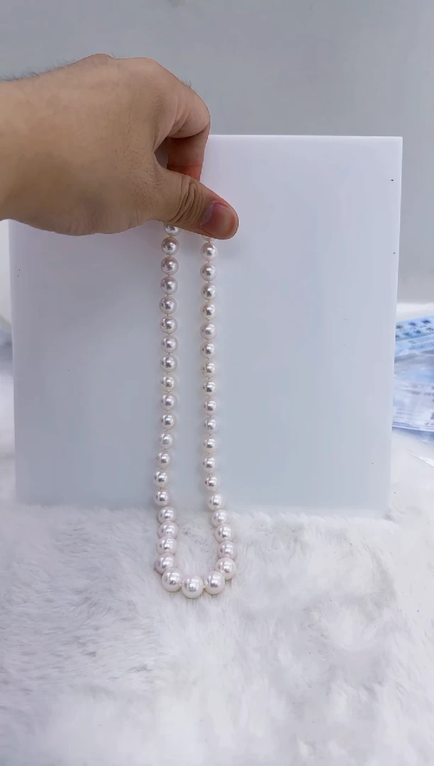 未镶嵌淡水珍珠DA珍珠串链9-11 y162