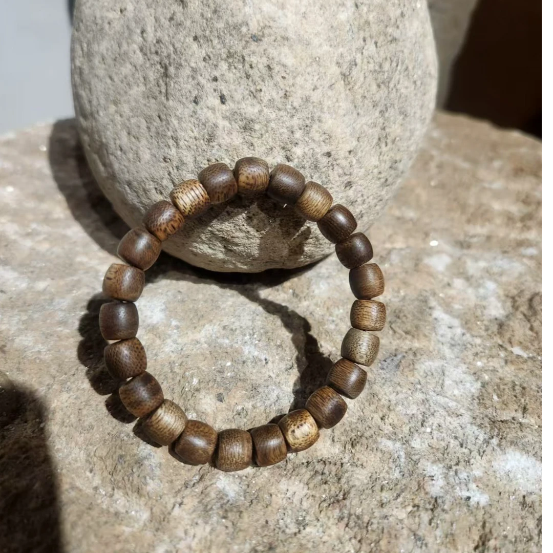 【马总专属】Rmm0112 莺歌绿奇楠沉香 手串桶珠0.8单圈（多样性发货）