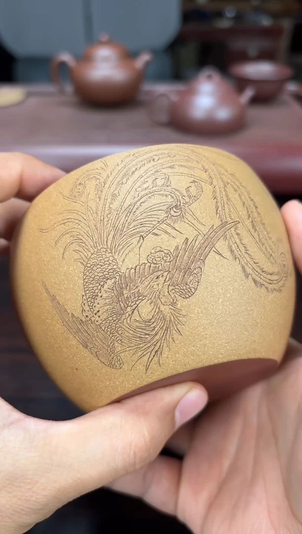 茶壶紫砂段泥粉浆茶叶罐