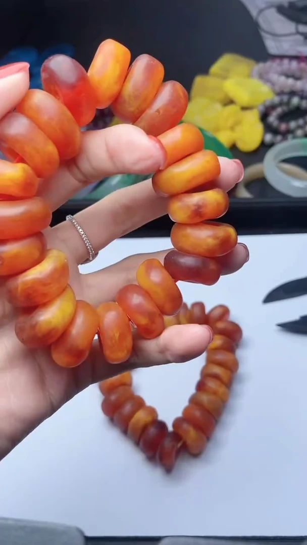 石英质玉手链未镶嵌所见即所得 222 k20算盘
