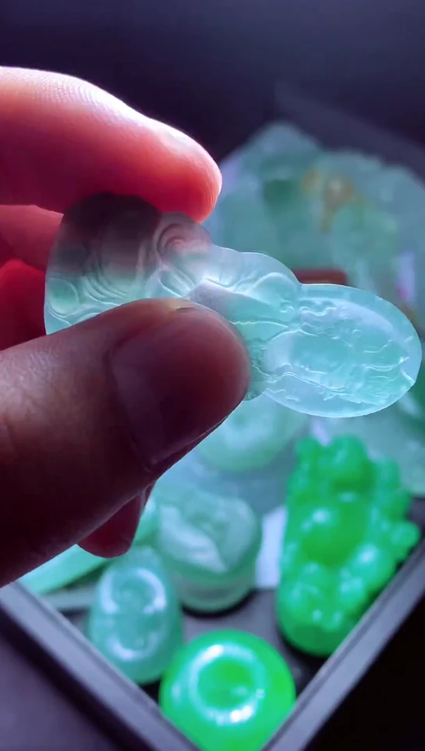 未镶嵌定制翡翠谭*#翡翠毛货定制