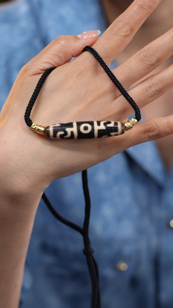 玛瑙/玉髓颈饰未镶嵌上肯老料莲师项链