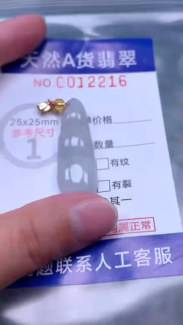 吊坠(赠链)未镶嵌翡翠1