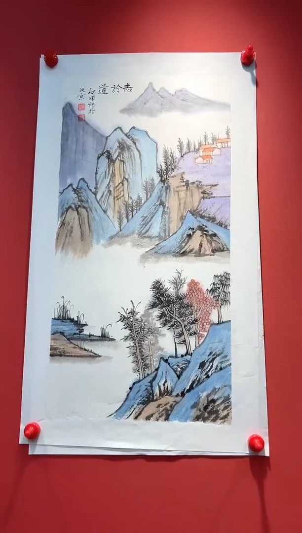 国画QS-2平尺-国画作品