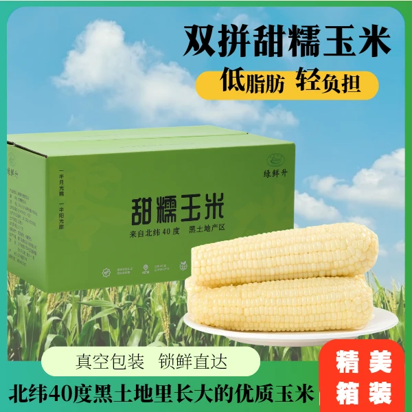 正宗甜糯白玉米 真空独立包装新鲜粗粮即食玉米