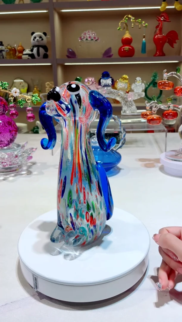 手工艺品琉璃琉璃狗狗