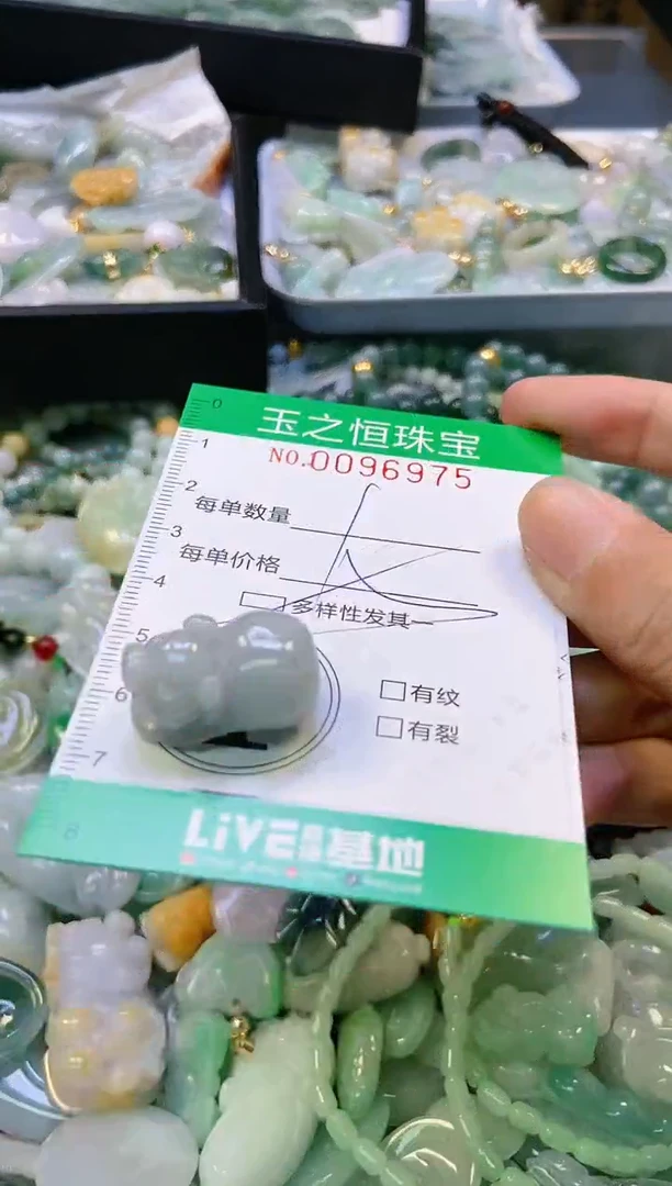 翡翠未镶嵌颈饰闪购0096975多样性发其一