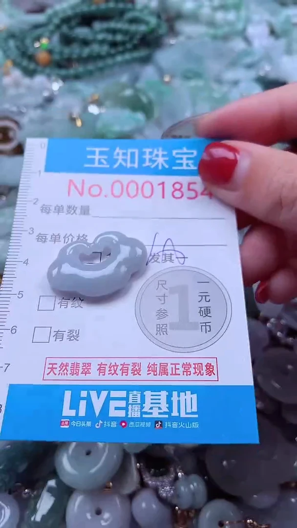 吊坠(不含链)未镶嵌翡翠1854