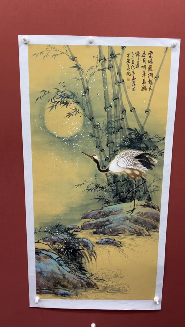 【闪购商品】国画纪志华老师作品赠印屏+书法