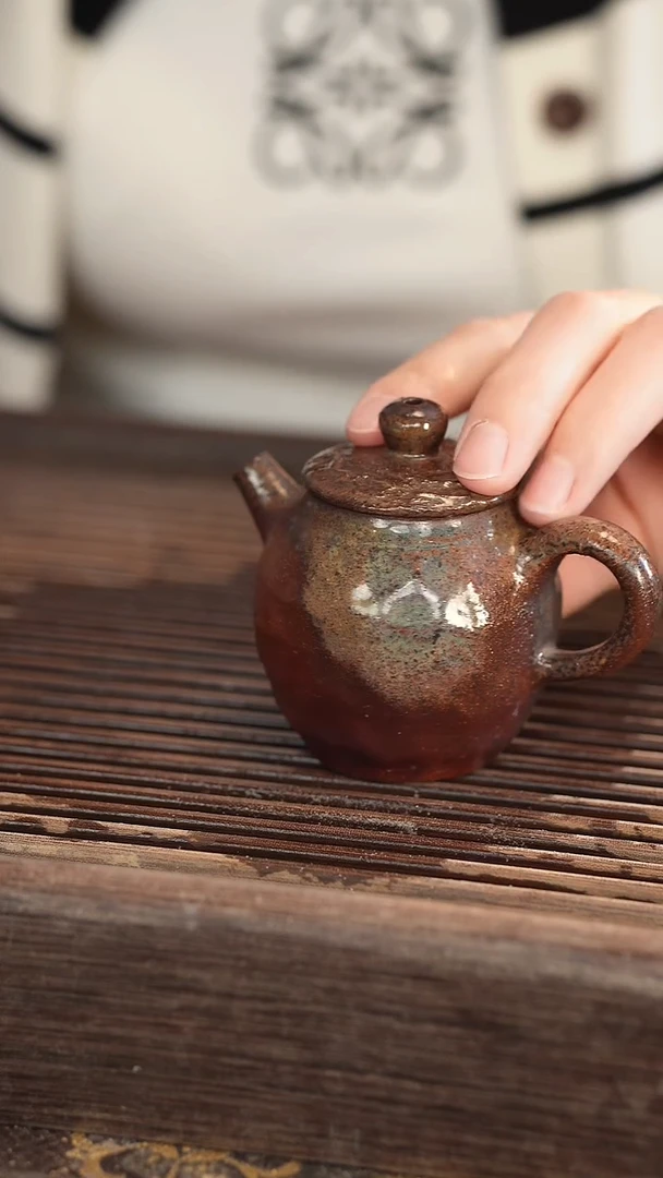 茶壶紫砂原矿手工制作110cc