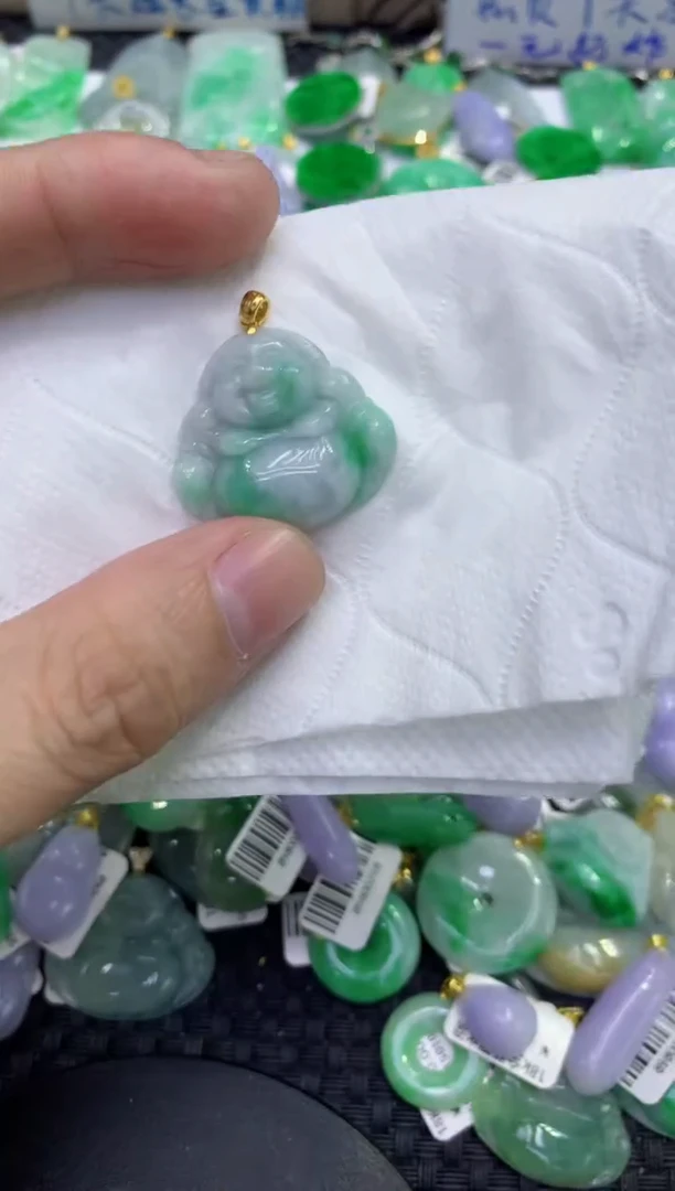 颈饰未镶嵌翡翠天然缅甸A货翡翠