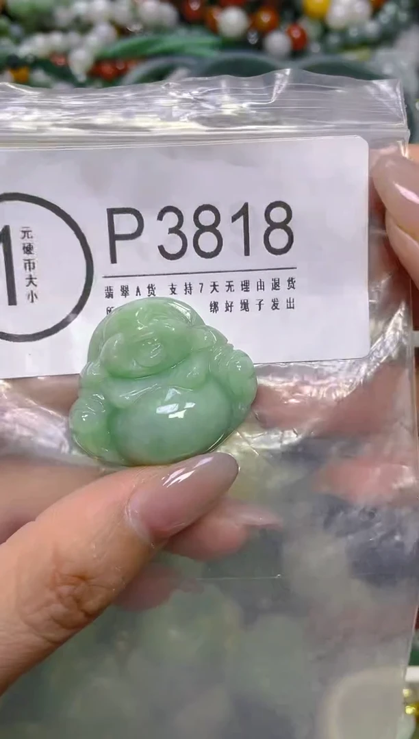 颈饰未镶嵌翡翠/P/翡翠A货，一件也是批发价