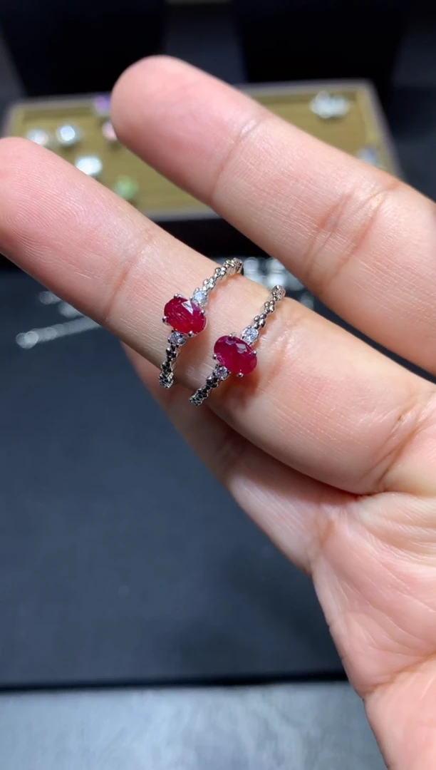 未镶嵌戒指红宝石W100【多样性发其一】