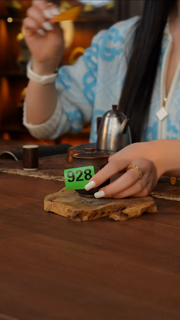 包铜黑mini盖碗.928