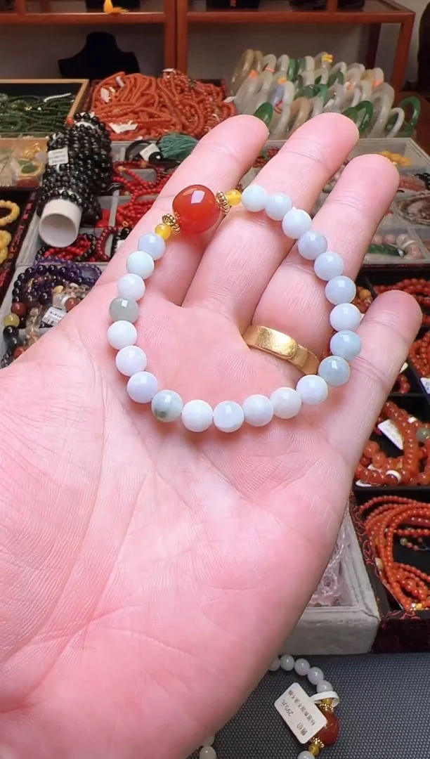 未镶嵌手串翡翠翡翠单圈手串