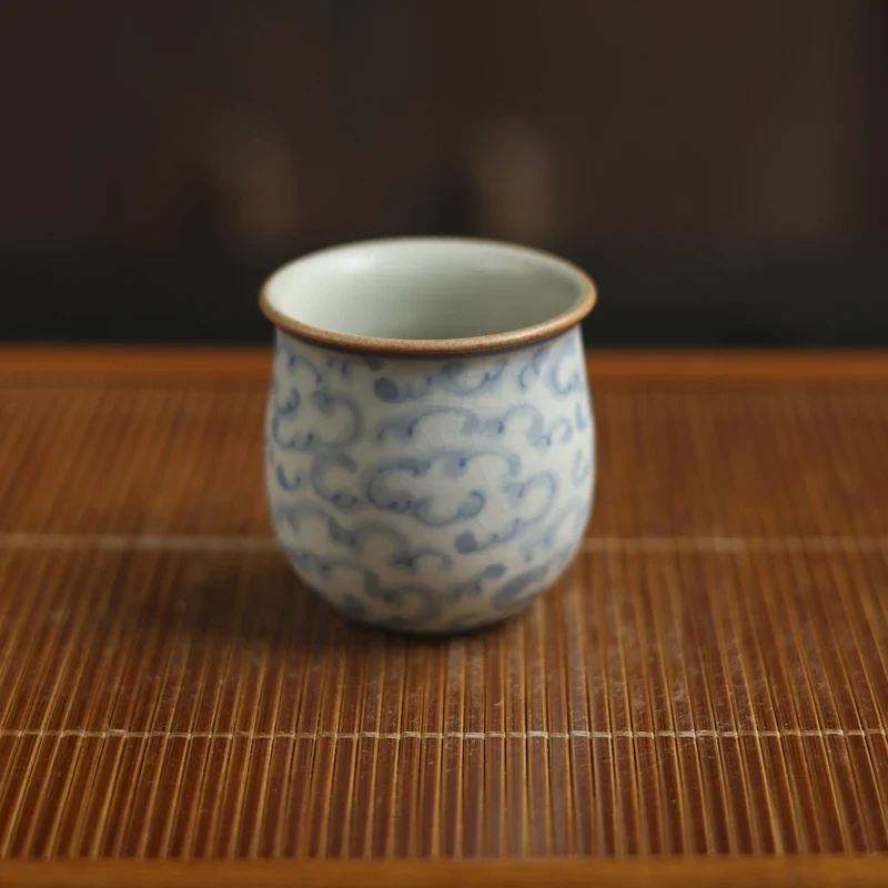 【非遗甄选】朴云堂-祥云布袋品茗杯_50ml（PMB-23-1）