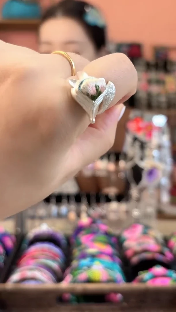 织绣艺枝独绣老绣饰品11