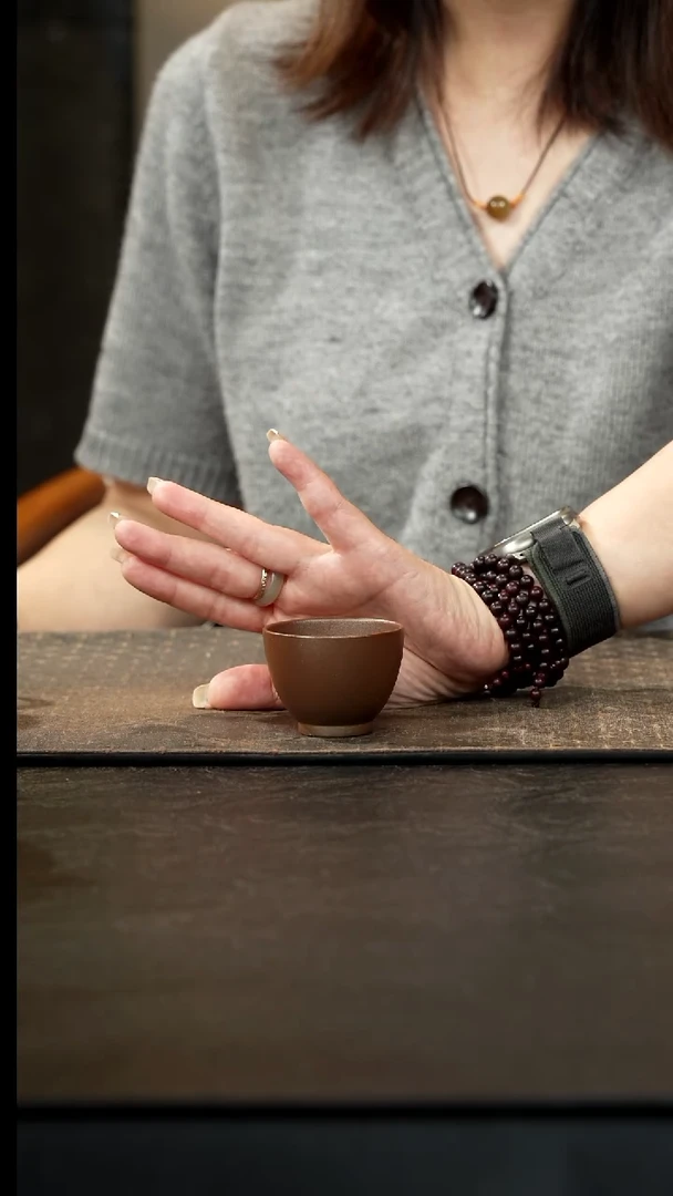 茶壶紫砂柴烧铃铛杯30cc