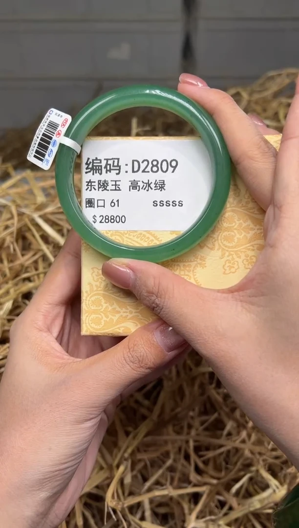 未镶嵌手镯石英质玉D2809
