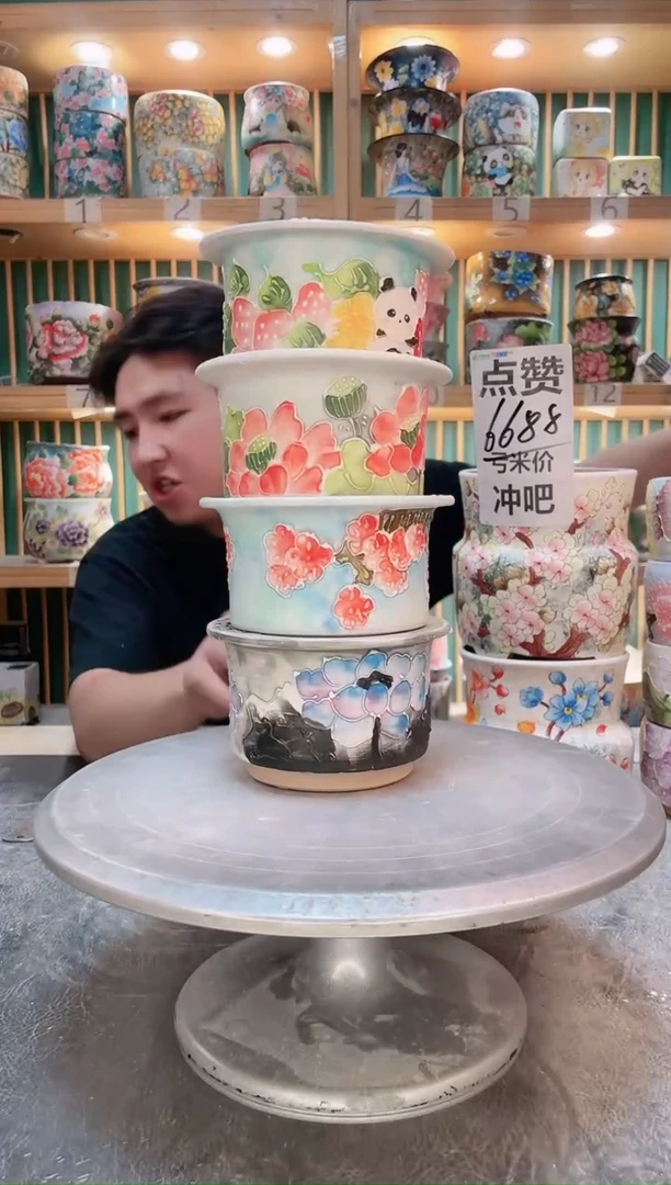 瓷片默认微瑕一物一拍0927-058-4个