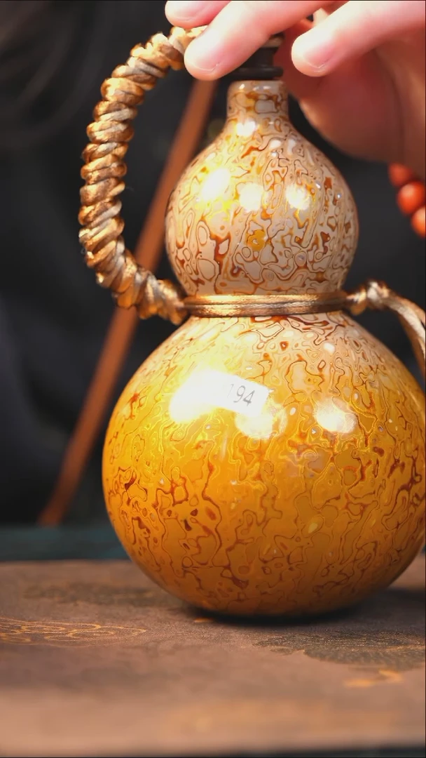 【闪购商品】YO194漆艺酒葫芦不包手串及旋转底座