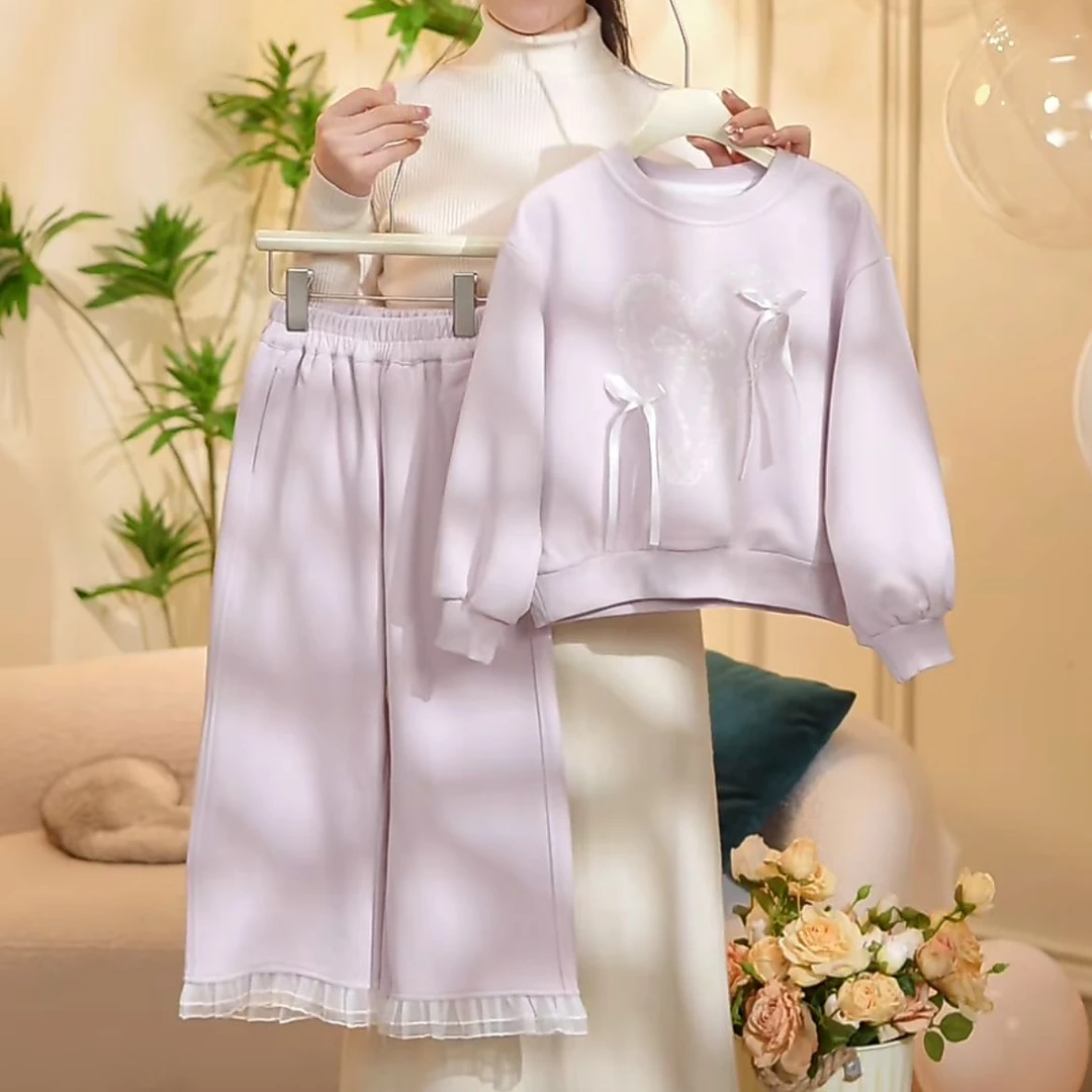 女童2025春季时尚韩版运动休闲套装
