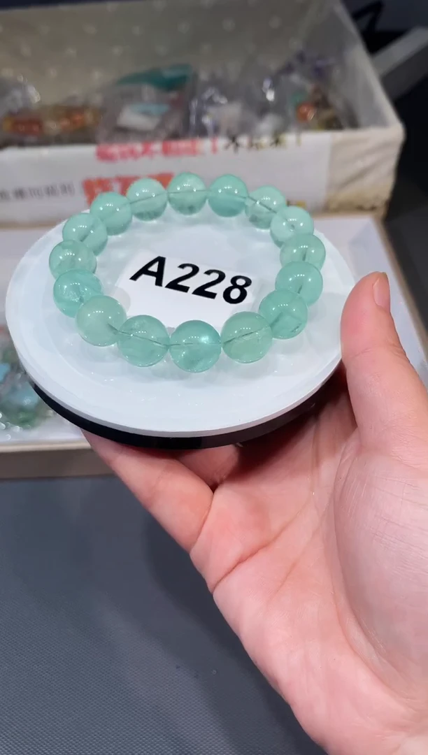 未镶嵌手链萤石A228 绿萤石 14