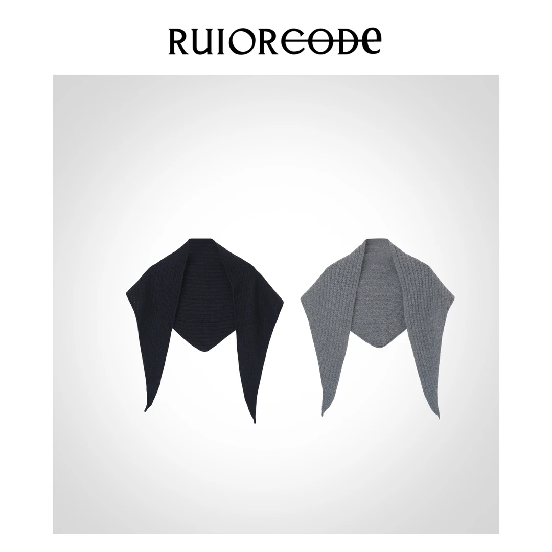 【RUIORCODE】百搭时尚三角形小坎肩羊毛披肩&理性消费