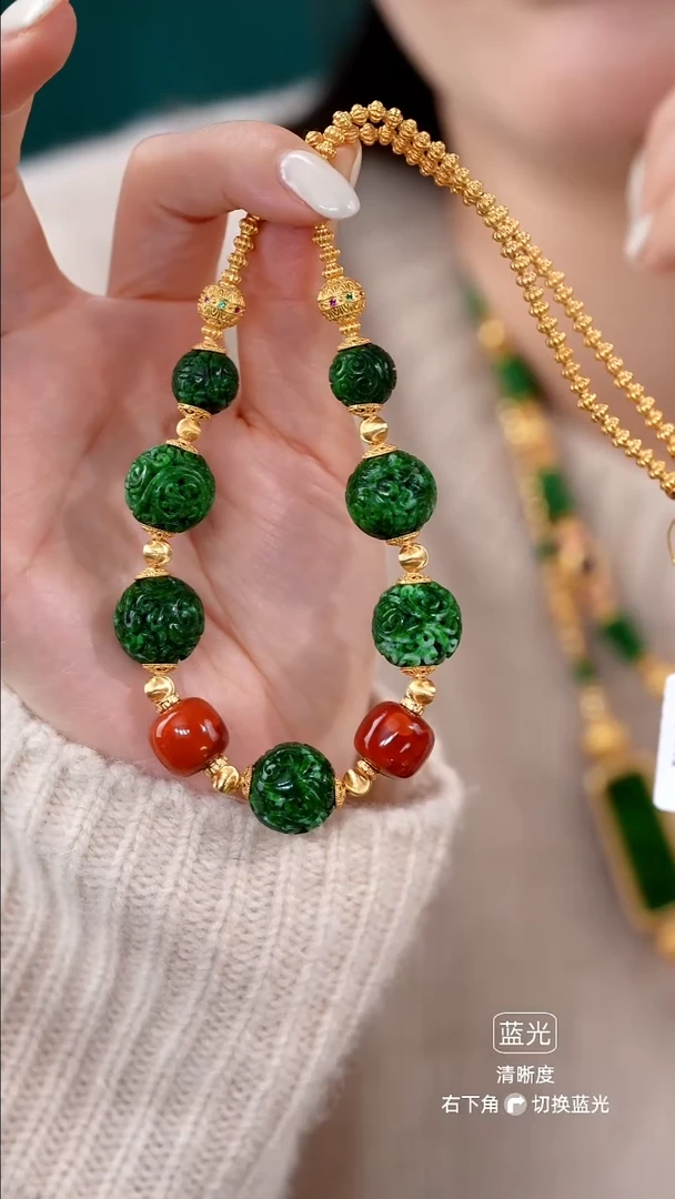 颈饰未镶嵌翡翠项链31