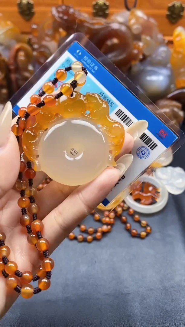 玛瑙/玉髓挂件未镶嵌总****朕ll