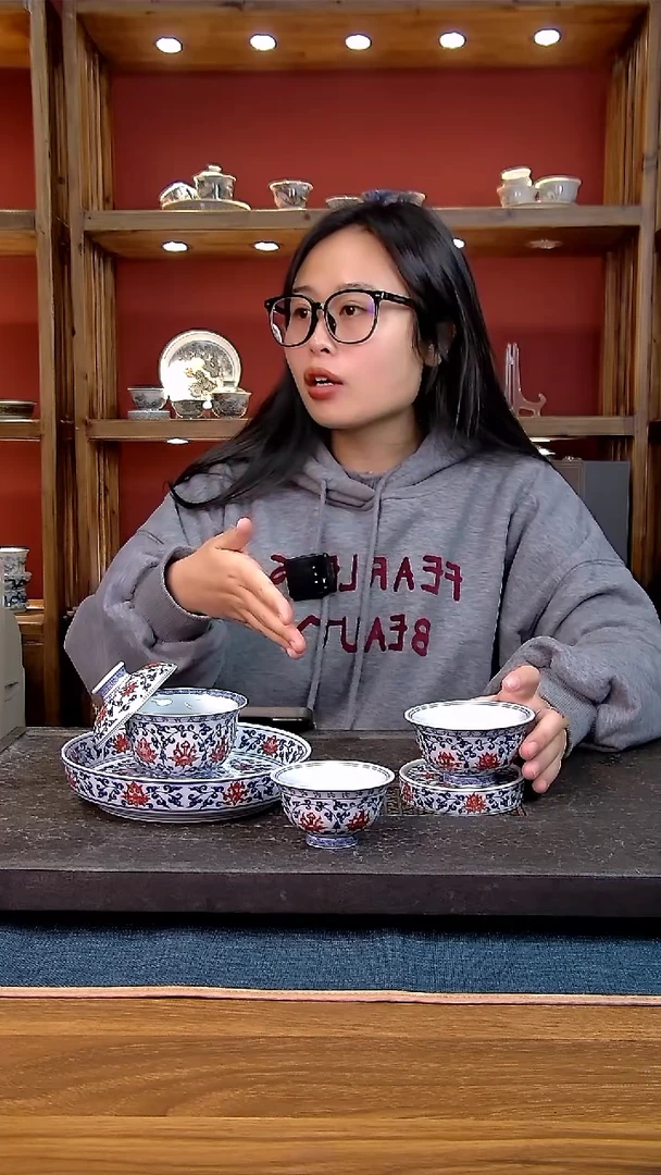 简装家用款5件套 白瓷陶瓷茶具