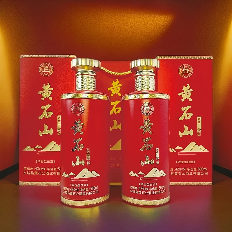 黄石山【吕虎大姑】酒窖藏一号浓香型白酒42度42度500