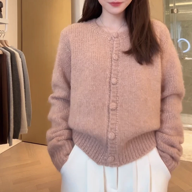 《蔷薇信笺》新款秋冬时尚百搭温柔气质针织衫上衣LK2508813