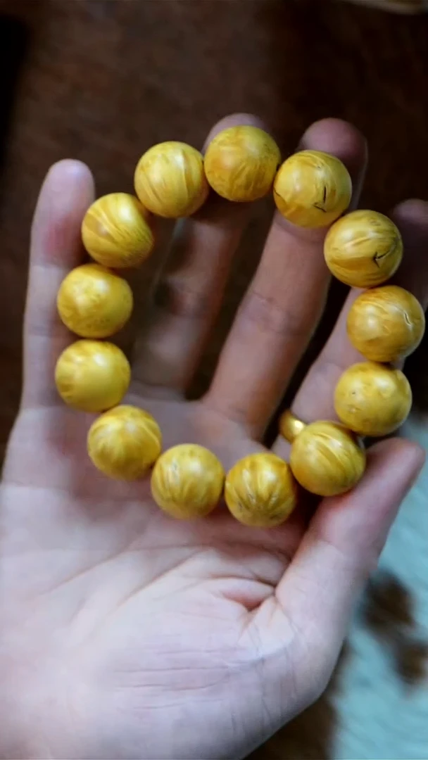 黄杨木手串/手链文玩木质品手串