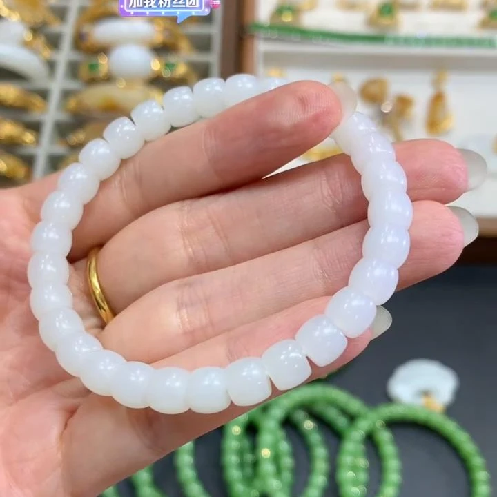 和田玉手串-约卡7mm-GG1162-JM|BHT6