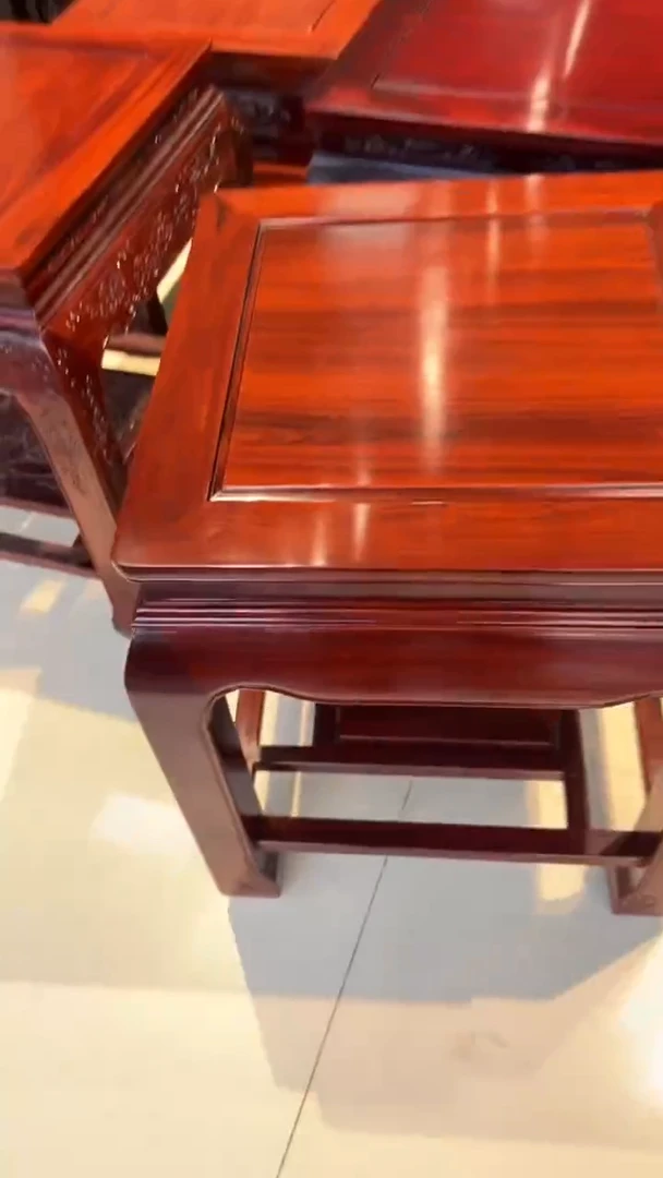 花梨木类书架微瑕福利款角几