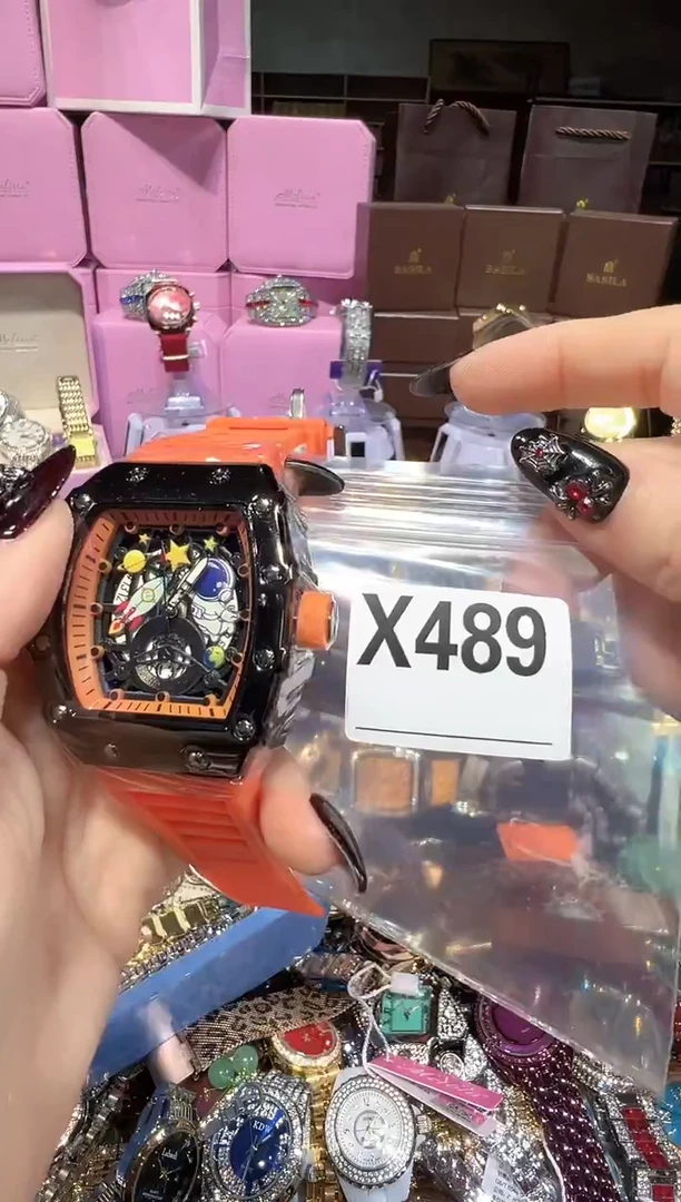 石英机芯不锈钢不锈钢直播定闪专用