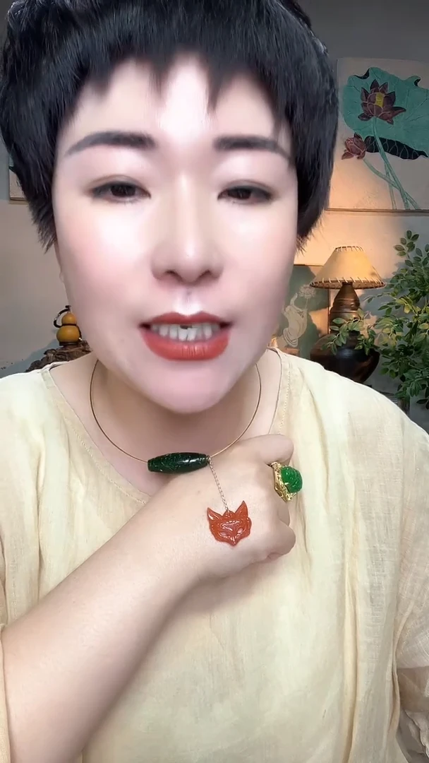 吊坠(赠链)合金翡翠691