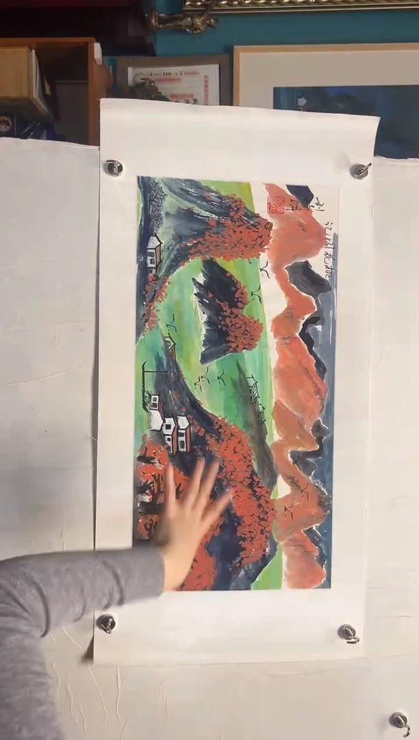 国画刘海明-2平尺-国画作品